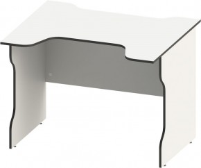Стол компьютерный ВАРДИГ K2 100x82, белый/черный в Режи - rezh.mebel24.online | фото 2