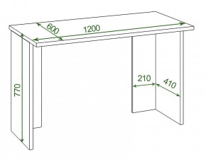 Стол офисный Домино Lite СКЛ-Прям120Р в Режи - rezh.mebel24.online | фото 2