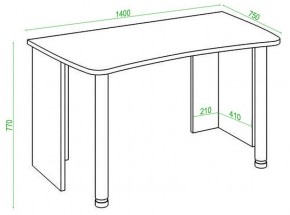 Стол офисный Домино lite СКЛ-Софт140 в Режи - rezh.mebel24.online | фото 2