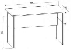 Стол офисный Офис ОФ-112К в Режи - rezh.mebel24.online | фото 4