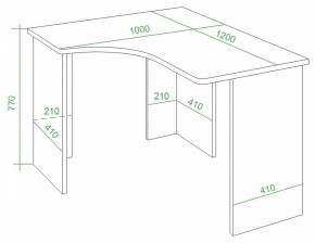 Стол письменный Домино Lite СКЛ-Угл120 в Режи - rezh.mebel24.online | фото 4