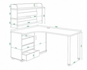 Стол письменный Домино СР-145СМ в Режи - rezh.mebel24.online | фото 5