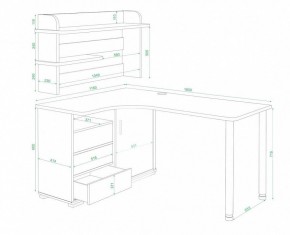 Стол письменный Домино СР-165СМ в Режи - rezh.mebel24.online | фото 2