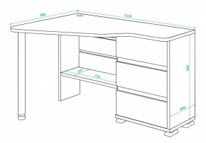 Стол письменный Домино СР-322С в Режи - rezh.mebel24.online | фото 2