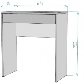 Стол письменный компьютерный T110 в Режи - rezh.mebel24.online | фото 2