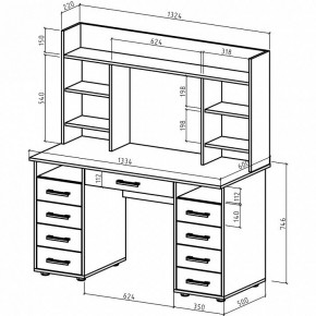 Стол письменный Остин-14Я в Режи - rezh.mebel24.online | фото 2