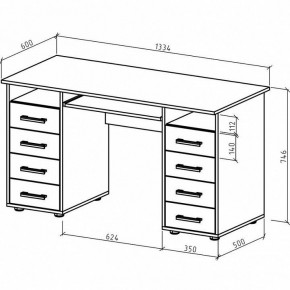 Стол письменный Остин в Режи - rezh.mebel24.online | фото 3