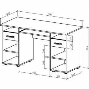 Стол письменный Остин в Режи - rezh.mebel24.online | фото 3