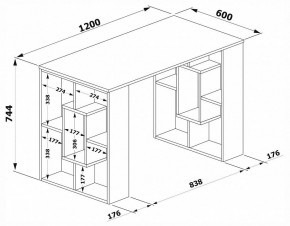 Стол письменный СПм-15 в Режи - rezh.mebel24.online | фото 2