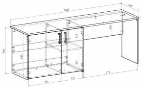 Стол письменный Виктория ВИ-13 в Режи - rezh.mebel24.online | фото 5