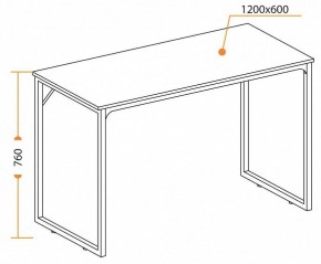 Стол письменный WD-08 в Режи - rezh.mebel24.online | фото 6