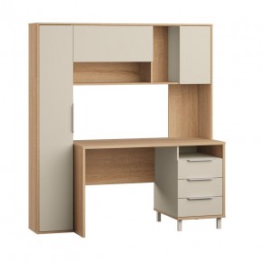 Стол рабочий 12.95 N Комфорт (Дуб сонома, Сатин 7045 PE) в Режи - rezh.mebel24.online | фото