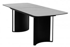 Стол RASMUS 160 TL-45 Белый мрамор, испанская керамика / черный каркас, ®DISAUR в Режи - rezh.mebel24.online | фото 4