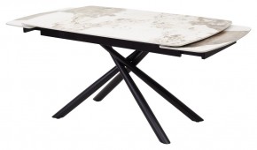 Стол RIVOLI 140 GLOSS LUXURY PANDORA SOLID CERAMIC / BLACK, ®DISAUR в Режи - rezh.mebel24.online | фото 5