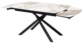 Стол RIVOLI 140 GLOSS LUXURY PANDORA SOLID CERAMIC / BLACK, ®DISAUR в Режи - rezh.mebel24.online | фото 6