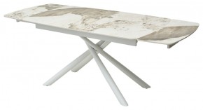 Стол RIVOLI 140 GLOSS LUXURY PANDORA SOLID CERAMIC / WHITE, ®DISAUR в Режи - rezh.mebel24.online | фото 5