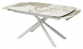 Стол RIVOLI 140 GLOSS LUXURY PANDORA SOLID CERAMIC / WHITE, ®DISAUR в Режи - rezh.mebel24.online | фото 9