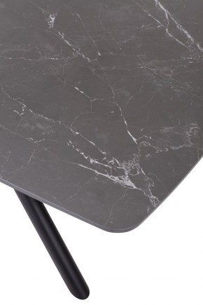 Стол RIVOLI 140 MATT BLACK MARBLE SOLID CERAMIC / BLACK, ®DISAUR в Режи - rezh.mebel24.online | фото 10