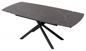 Стол RIVOLI 140 MATT BLACK MARBLE SOLID CERAMIC / BLACK, ®DISAUR в Режи - rezh.mebel24.online | фото 3