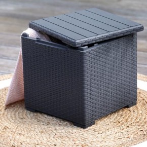 Стол с функцией хранения Виго (Vigo storage box) графит в Режи - rezh.mebel24.online | фото 1