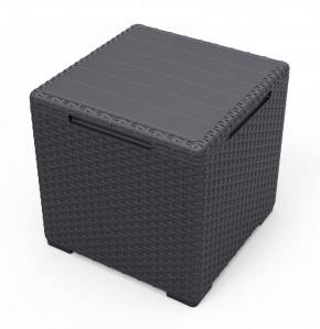 Стол с функцией хранения Виго (Vigo storage box) графит в Режи - rezh.mebel24.online | фото 2