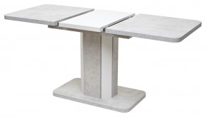 Стол STORK 120 Белый бетон/ Белый М-City в Режи - rezh.mebel24.online | фото 3