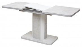 Стол STORK 120 Белый бетон/ Белый М-City в Режи - rezh.mebel24.online | фото 4