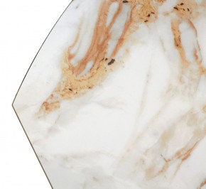 Стол TERAMO 135 GLOSS GRAND JADE SOLID CERAMIC, керамика, поворотн.механизм / Черный каркас, ®DISAUR в Режи - rezh.mebel24.online | фото 13