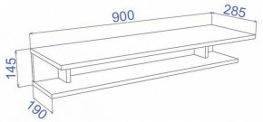 Стол туалетный Cross КП1 в Режи - rezh.mebel24.online | фото 2