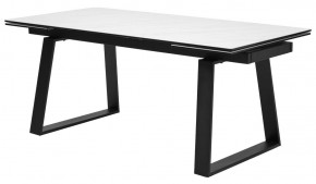 Стол VASTO 180 MARBLES KL-99 Белый мрамор матовый, итальянская керамика/ черный каркас, ®DISAUR в Режи - rezh.mebel24.online | фото