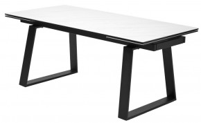 Стол VASTO 180 MARBLES KL-99 Белый мрамор матовый, итальянская керамика/ черный каркас, ®DISAUR в Режи - rezh.mebel24.online | фото 4