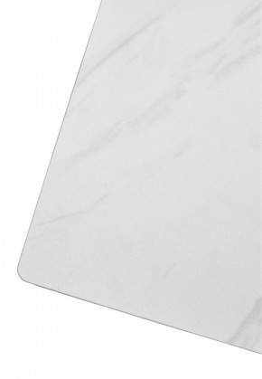 Стол VASTO 180 MARBLES KL-99 Белый мрамор матовый, итальянская керамика/ черный каркас, ®DISAUR в Режи - rezh.mebel24.online | фото 7