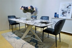 Стол VICENZA 220 BULGARI WHITE, керамика / белый, ®DISAUR в Режи - rezh.mebel24.online | фото 12