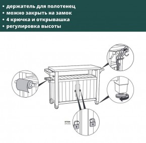 Столик для барбекю 207 Л (Unity XL 207L) в Режи - rezh.mebel24.online | фото 9