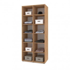 СТОУН С23 Шкаф 2-х створчатый (дуб золотой/графит) в Режи - rezh.mebel24.online | фото 3