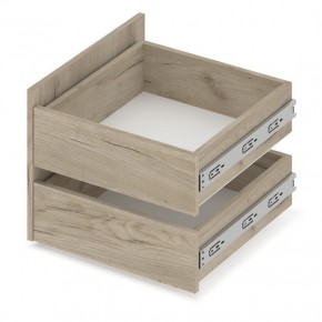 СТОУН С23 Шкаф 2-х створчатый с ящиками (камень темный/ирландский дуб) в Режи - rezh.mebel24.online | фото 5