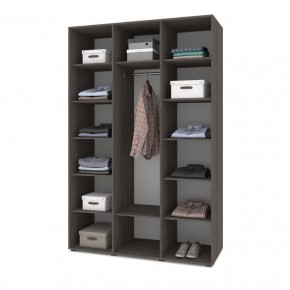 СТОУН С32 Шкаф 3-х створчатый (золотой дуб/графит) в Режи - rezh.mebel24.online | фото 3