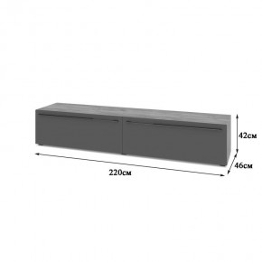 СТОУН С72 Тумба ТВ (золотой дуб/графит) в Режи - rezh.mebel24.online | фото 2
