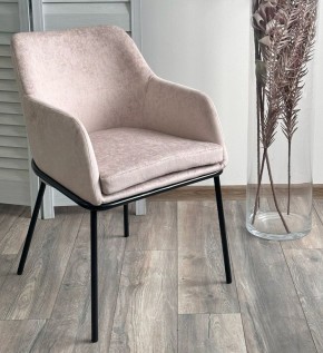 Стул АЛИСТЕР, цвет RAIN 2 какао велюр / черный каркас М-City в Режи - rezh.mebel24.online | фото 3