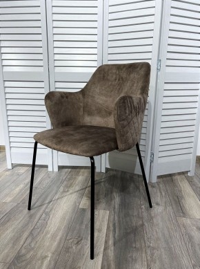 Стул AMARETTO VBP208 античный серо-бежевый/ черный каркас, М-City в Режи - rezh.mebel24.online | фото 1