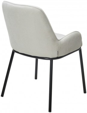 Стул BRIO CATO-01 Белый, фактурная ткань / черный каркас, ®DISAUR в Режи - rezh.mebel24.online | фото 5