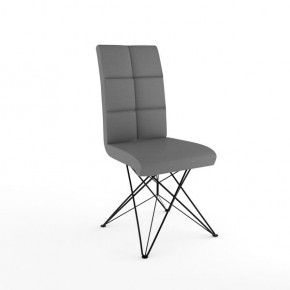 Стул черный Лотос KV серый матовый-800м 1-кат коричневый в Режи - rezh.mebel24.online | фото