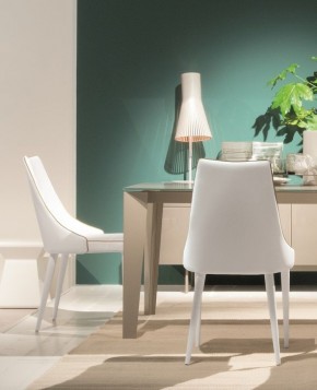 Стул CLARA 40.11 (TR505 white with sand cordonet, экокожа) в Режи - rezh.mebel24.online | фото 1