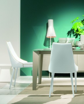 Стул CLARA 40.11 (TR505 white with sand cordonet, экокожа) в Режи - rezh.mebel24.online | фото 2