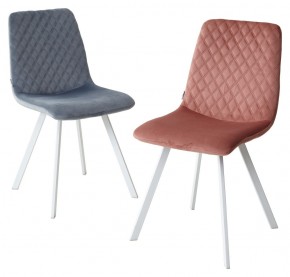 Стул DAIQUIRI BLUVEL-52 PINK / белый каркас, велюр М-City в Режи - rezh.mebel24.online | фото 2