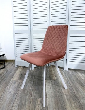 Стул DAIQUIRI BLUVEL-52 PINK / белый каркас, велюр М-City в Режи - rezh.mebel24.online | фото 7