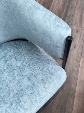 Стул ДИЛЛ, цвет RAIN 7 бриз, велюр / черный каркас М-City в Режи - rezh.mebel24.online | фото 7