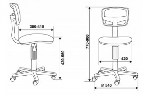 Стул компьютерный Бюрократ CH-299NX/15-21 черный в Режи - rezh.mebel24.online | фото