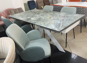 Стул NIKKI VF113 светлая мята / VF115 серо-зеленый М-City в Режи - rezh.mebel24.online | фото 3