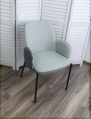 Стул NIKKI VF113 светлая мята / VF115 серо-зеленый М-City в Режи - rezh.mebel24.online | фото 4